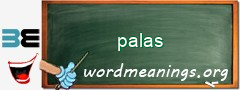 WordMeaning blackboard for palas